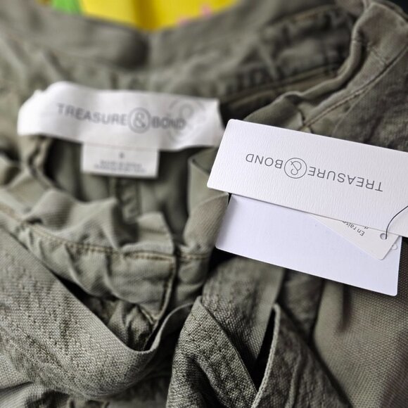 Treasure & Bond High Waist Belted Waist Trousers - Picture 4 of 12